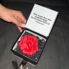 Single Rose Scripture Gift Box - My Store